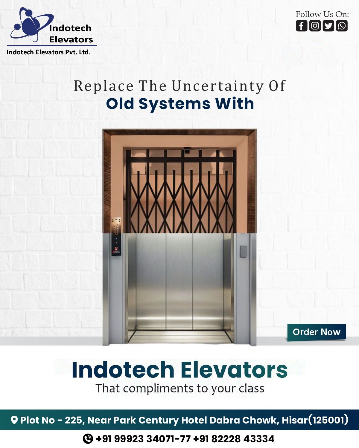 🔒 Safety first, always. At... - Indotech Elevators Pvt. Ltd. | Facebook