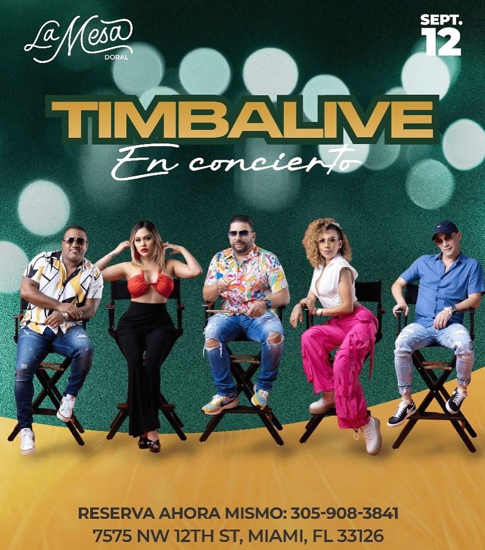 TIMBALIVE - Attention South Florida!!! Join us Saturday May 26 2018 ...