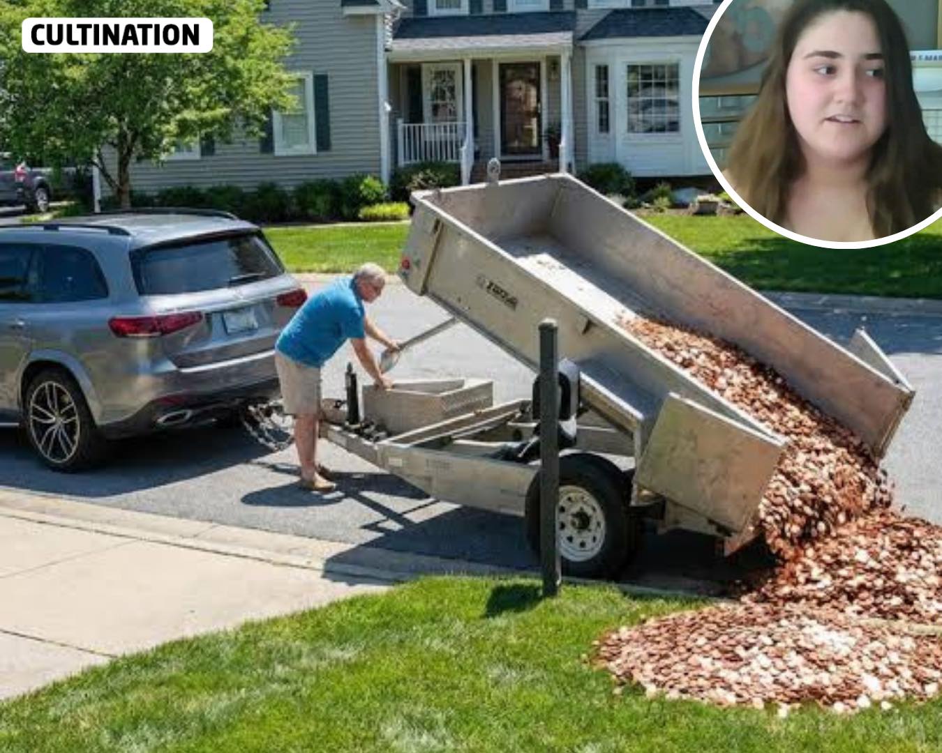 Cultination - 🇺🇸🪙 UN PÈRE A DÉVERSÉ 80 000 CENTIMES SUR LA PELOUSE DE ...