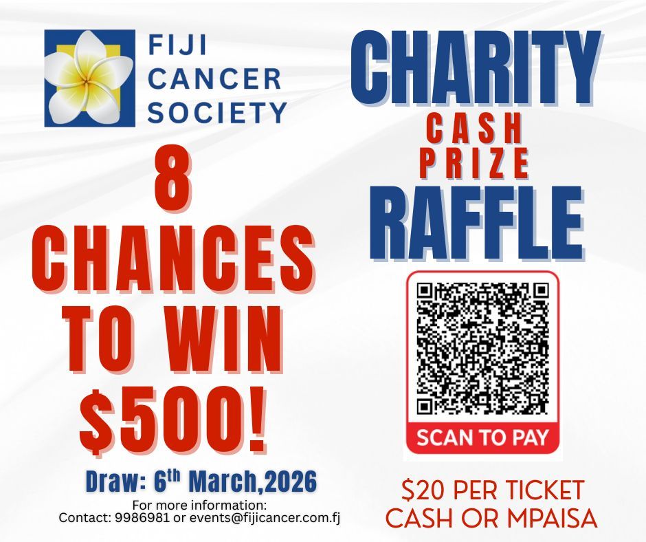 Fiji - BUY A TICKET TODAY & DON’T MISS OUT! 🎟️ Our Charity Cash Prize ...