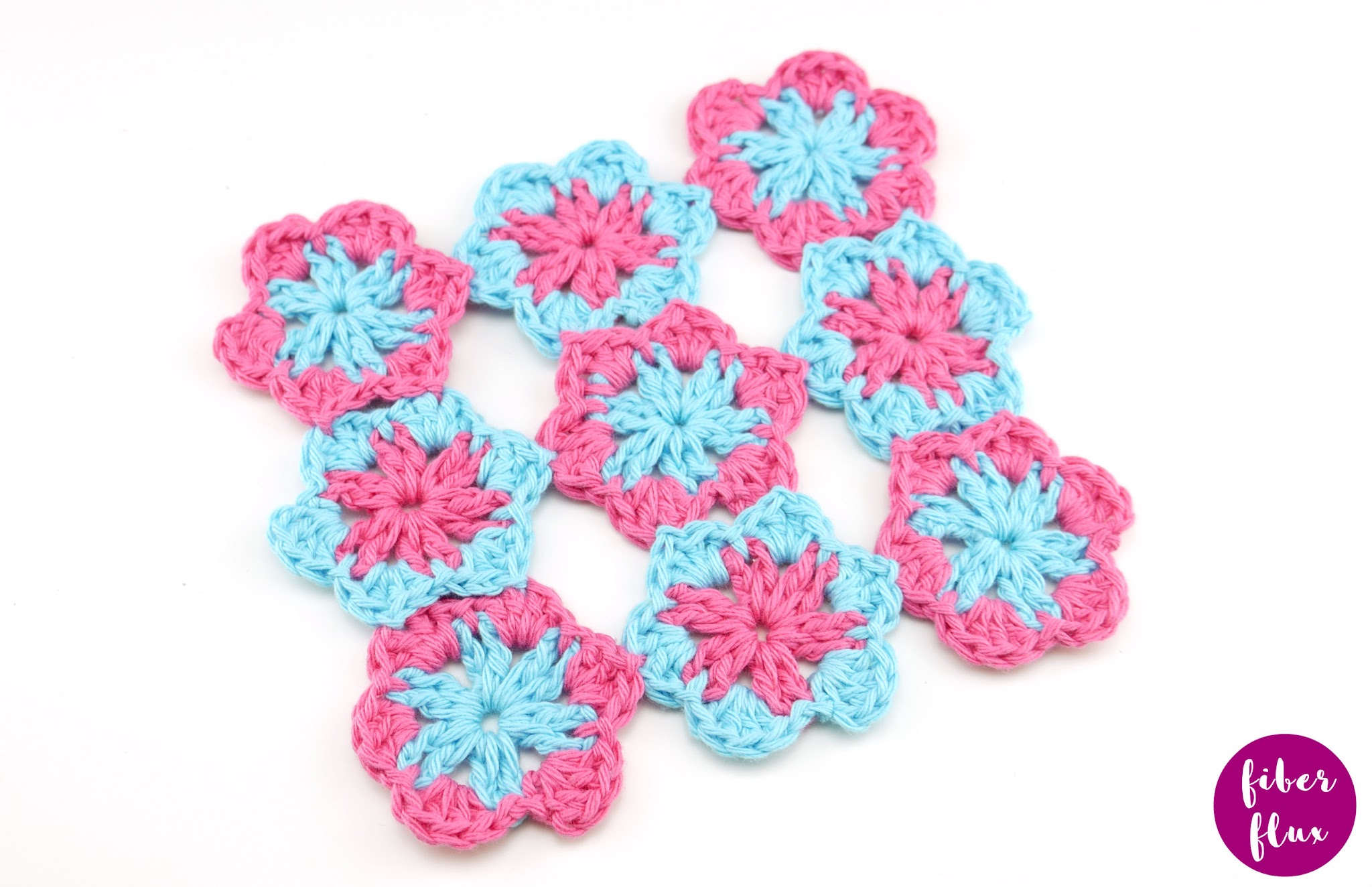 Fiber - Maui Blossom Dishcloth 🌸 Free crochet pattern + full video ...