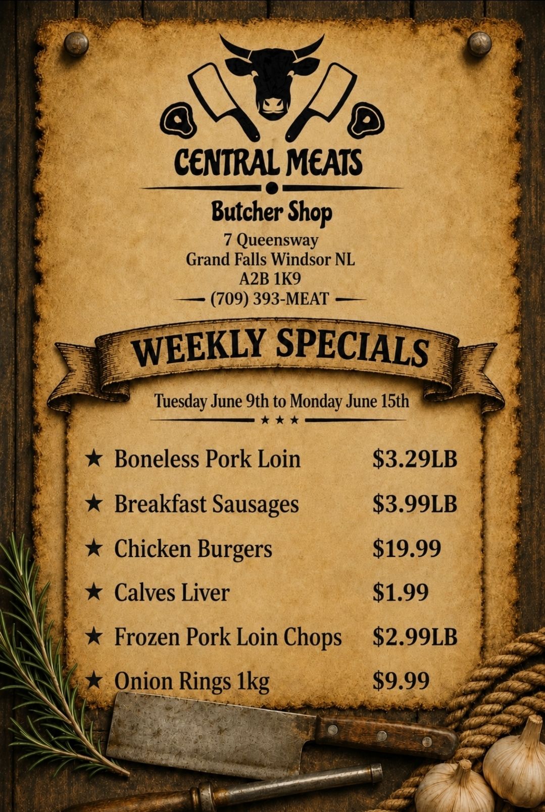 Central Meats Butcher Shop