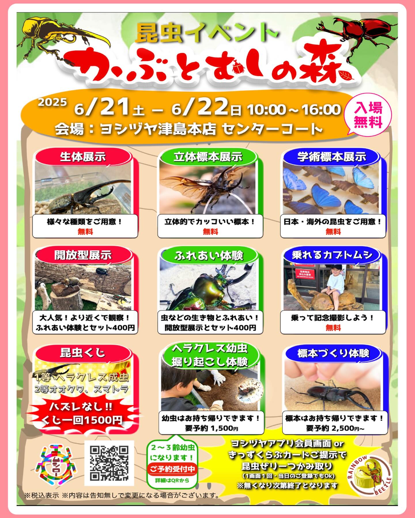 ヨシヅヤ - んにちは😊 ヨシヅヤ津島本店です ️ いつもご来店ありがとうございます😊 昆虫イベント‼️... | Facebook