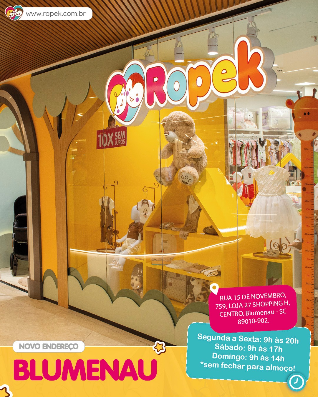 Ropek - Em Blumenau–SC agora temos endereço fixo na loja do Shopping H ...