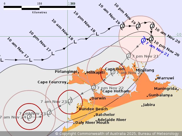Basketball - Update: A Cyclone warning is now in effect for the Darwin ...