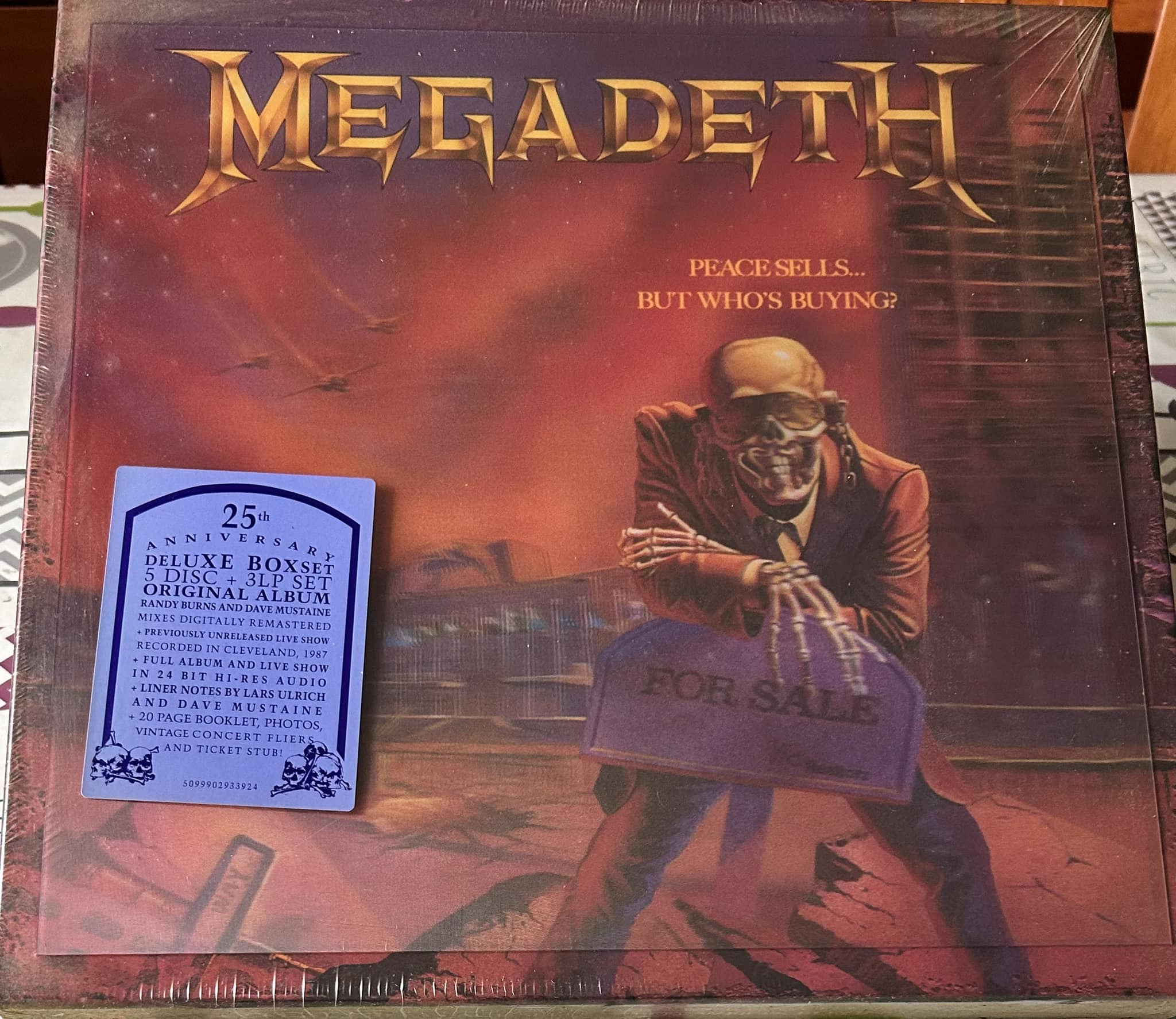 Megadeth Death By Design/Warheads On Foreheads Box Set