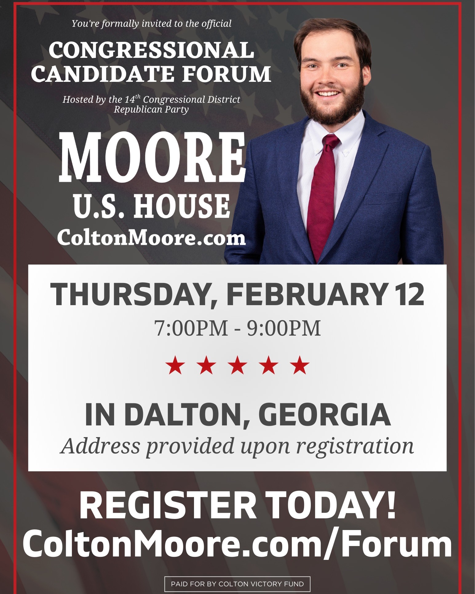 Colton - 📨 You’re invited! Join us for the Official Congressional ...