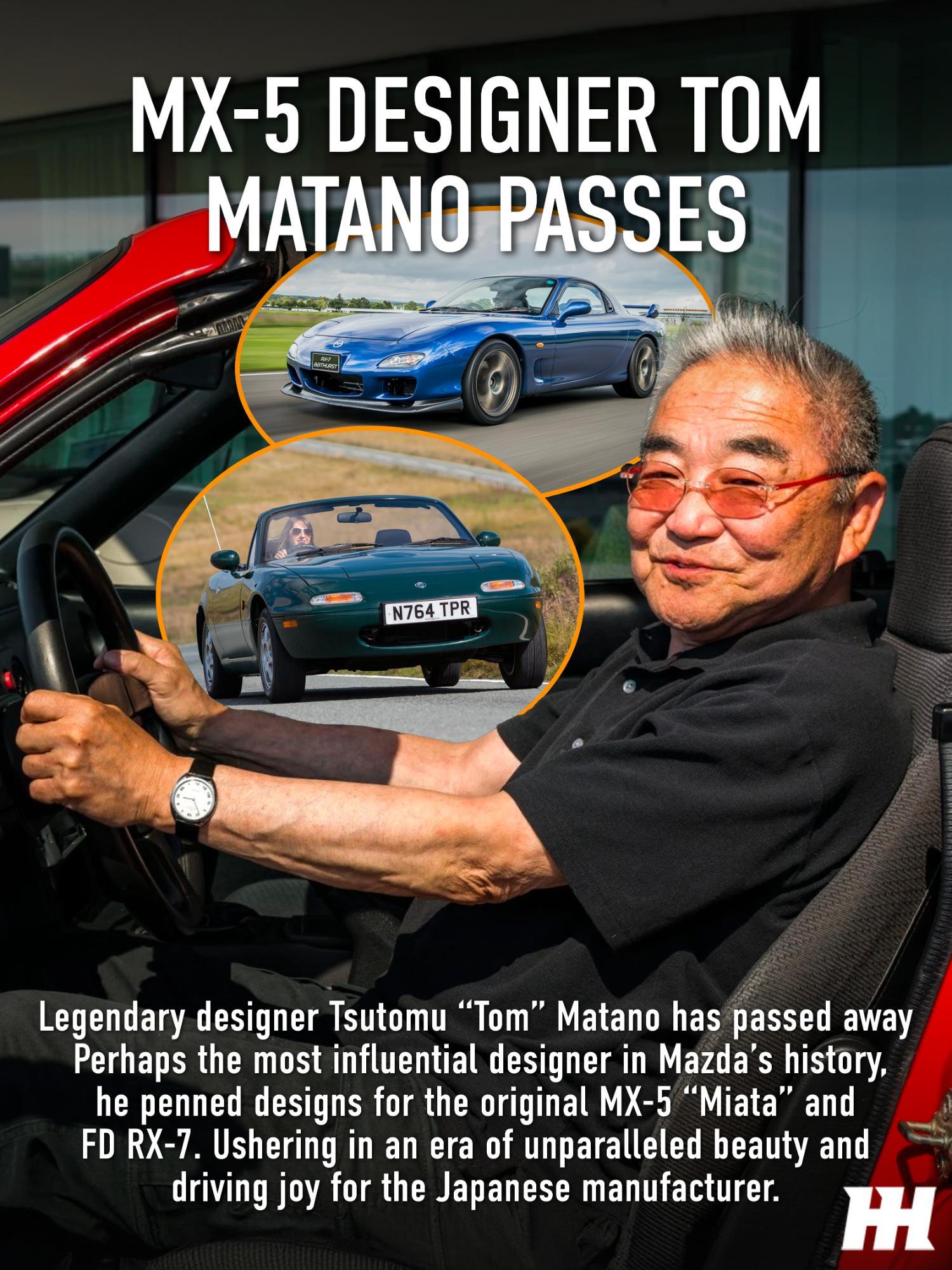 Car Throttle - Legendary designer Tsutomo “Tom” Matano has... | Facebook