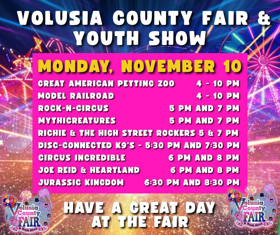 🎉🎡 Here’s what’s... - Volusia County Fair & Youth Show | Facebook