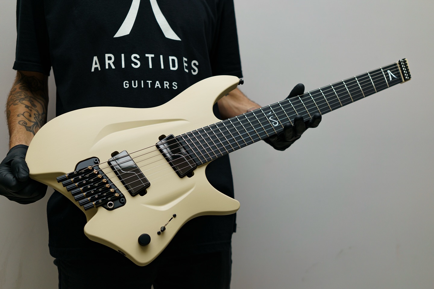 Aristides H/07R Desert Tan with Fishman Moderns and our multiscale