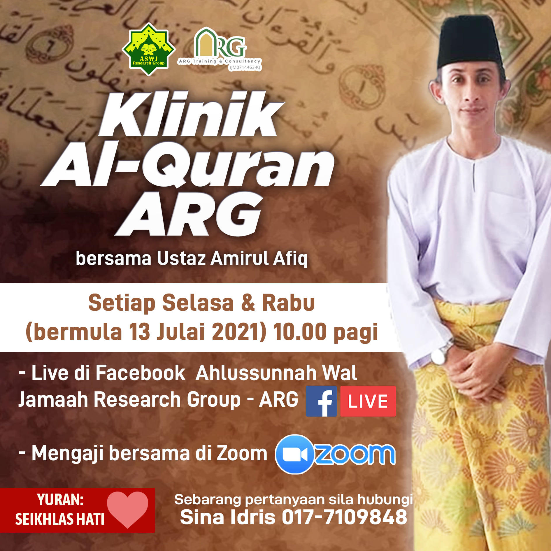 Ustaz Ranggi - Assalamualaikum Sahabat Al-Quran. Dukacita...