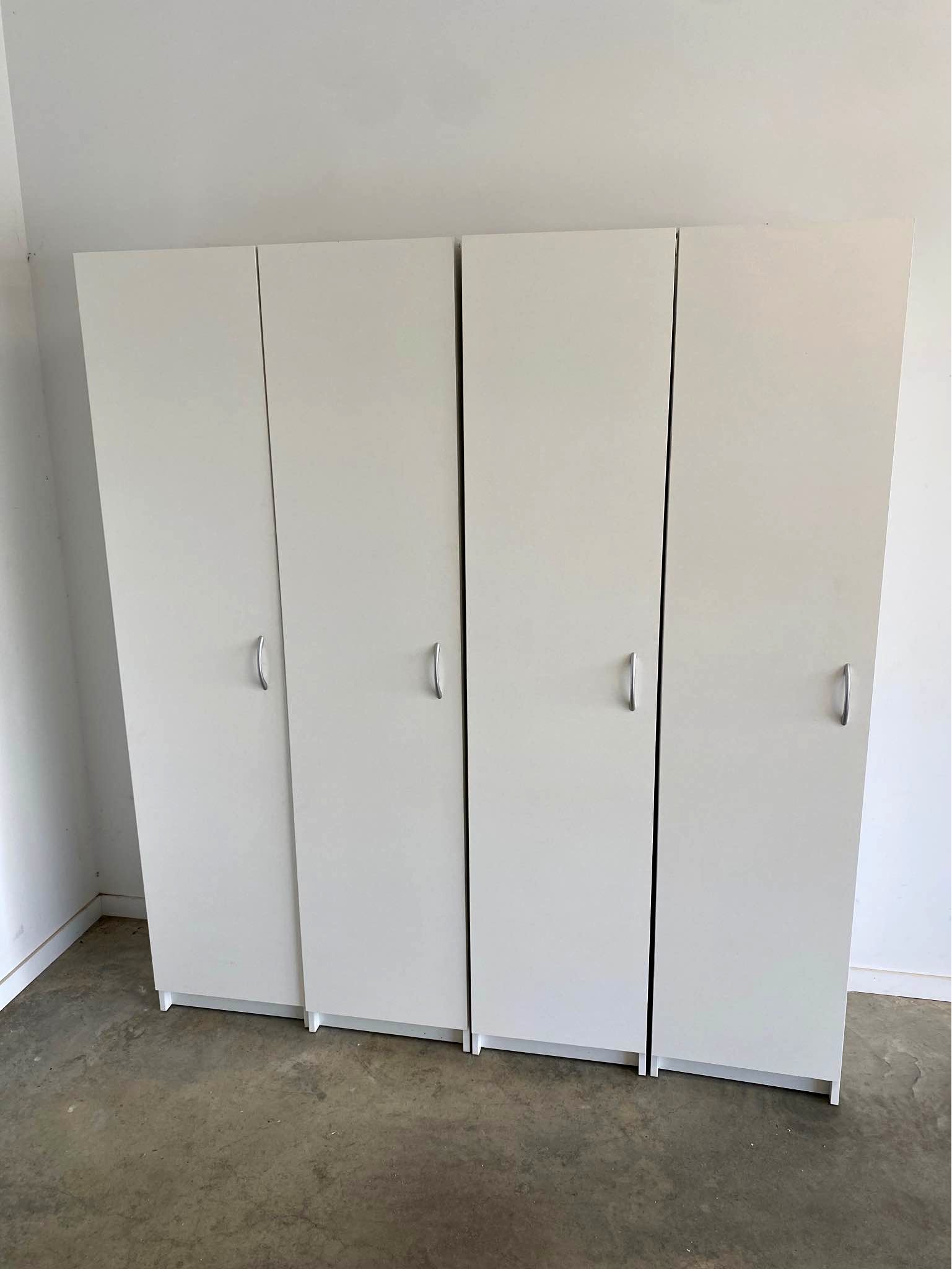 Cupboard Practa 1800x400x410mm (White) x 4 - Storage & Filing Cabinets ...