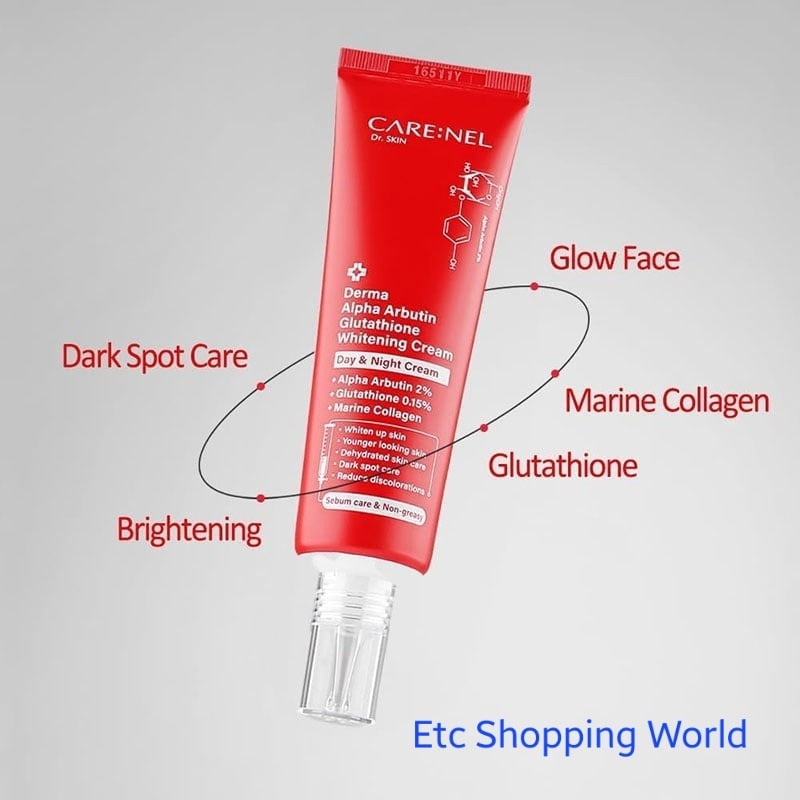 carenel derma alpha arbutin glutathione whitening cream review Care:Nel (45ml) Whitening Cream for face Korea