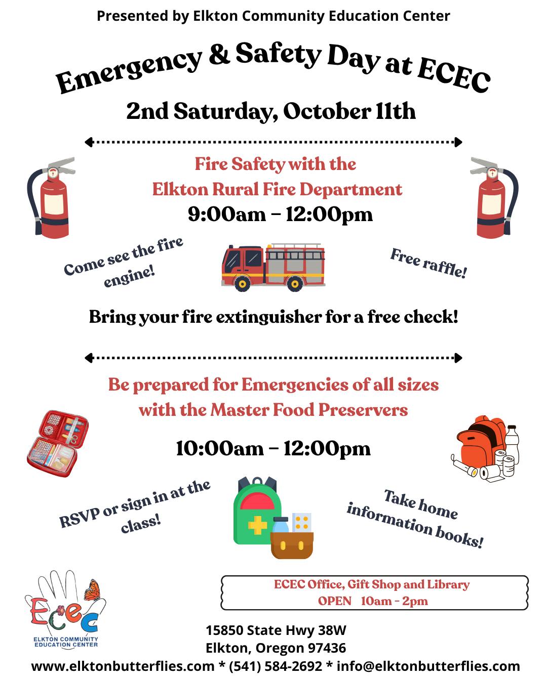 Elkton - Join us at ECEC this coming Second Saturday for Emergency and ...