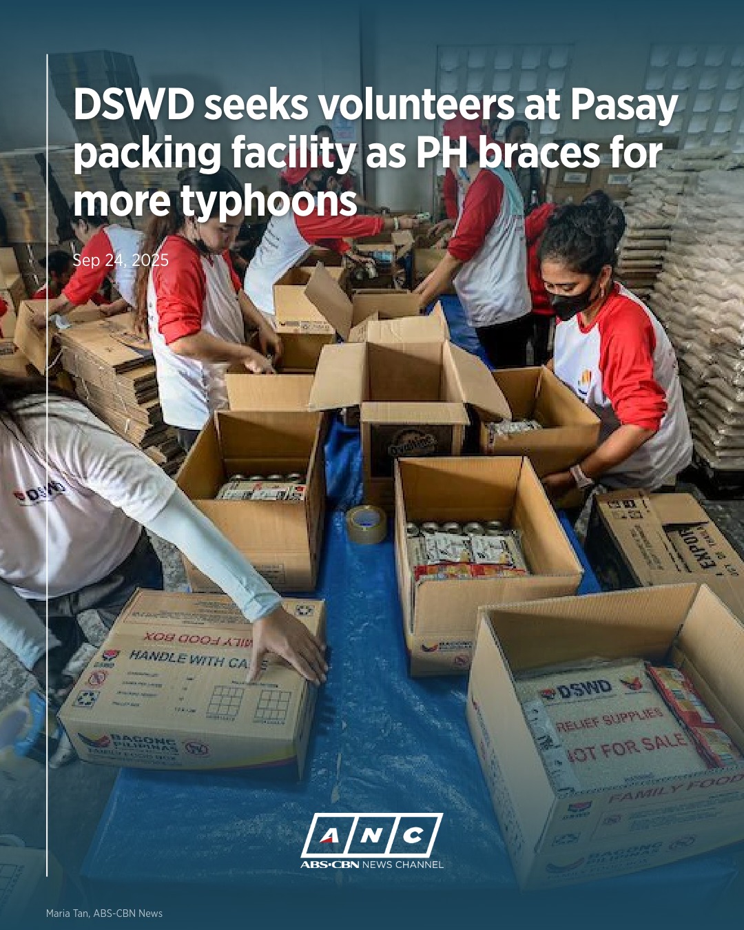 ABS-CBN - The Department of Social Welfare and Development has called ...