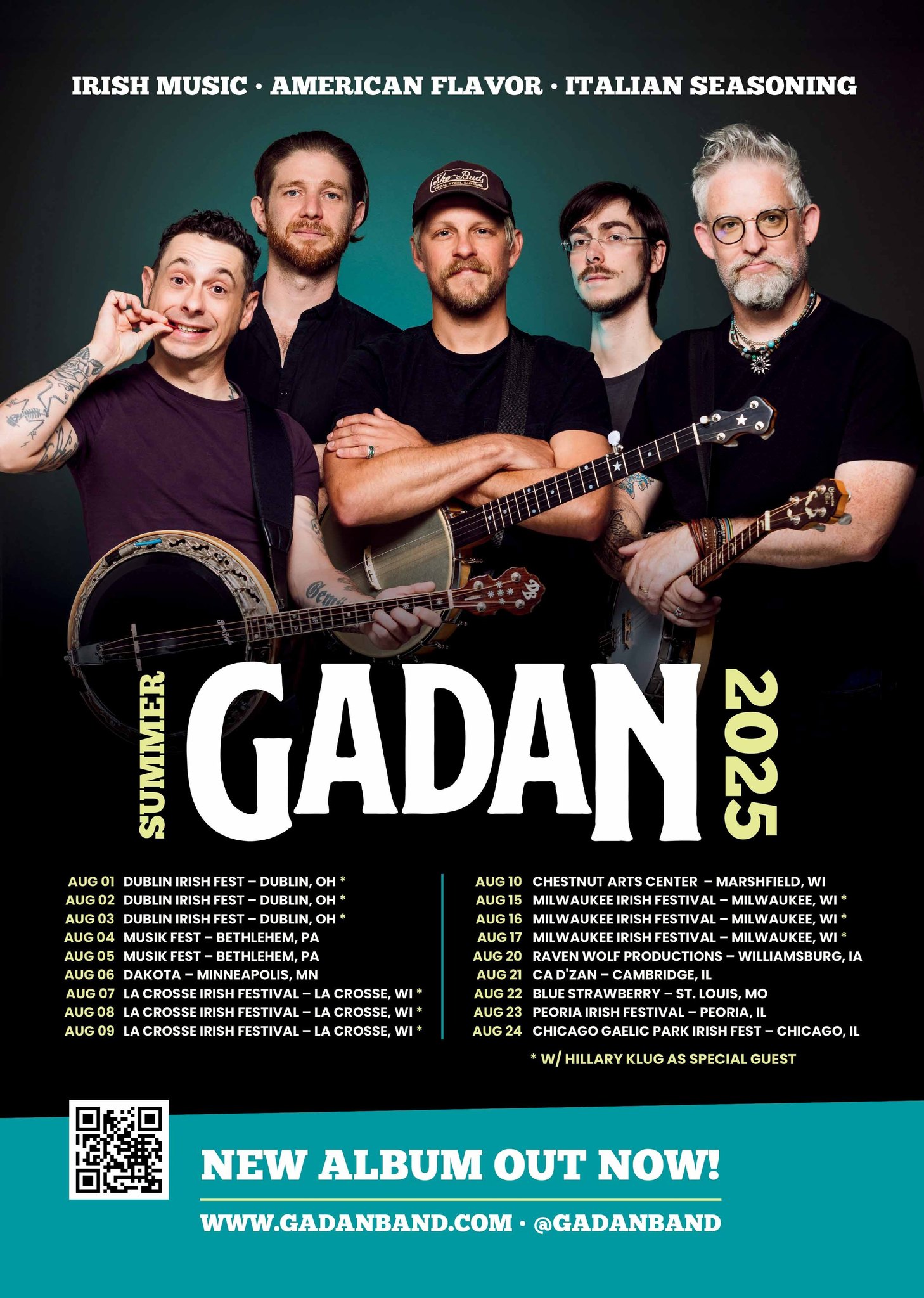 Irish - GADAN U.S. TOUR THIS AUGUST www.gadanband.com Gadan, the ...