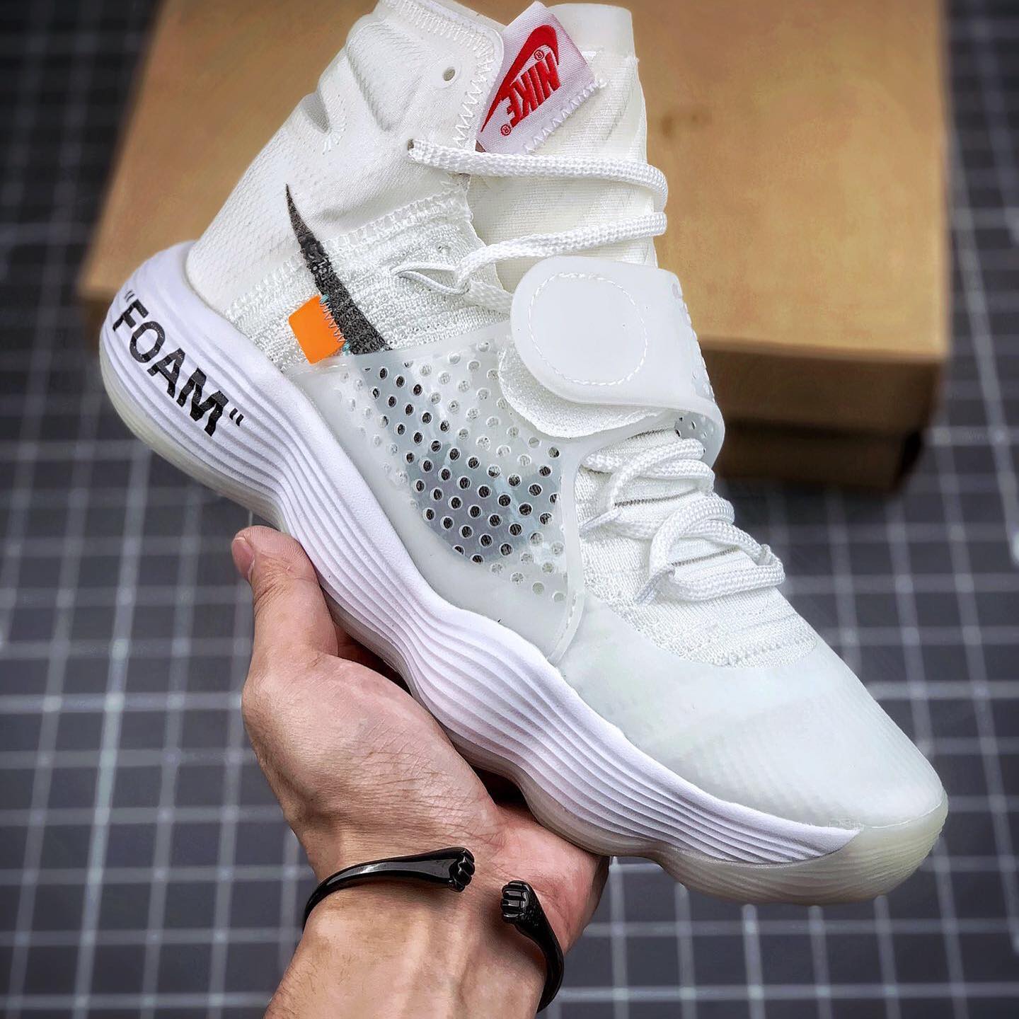 Nike React Hyperdunk 2017 Flyknit Off White Off-White X Nike React 