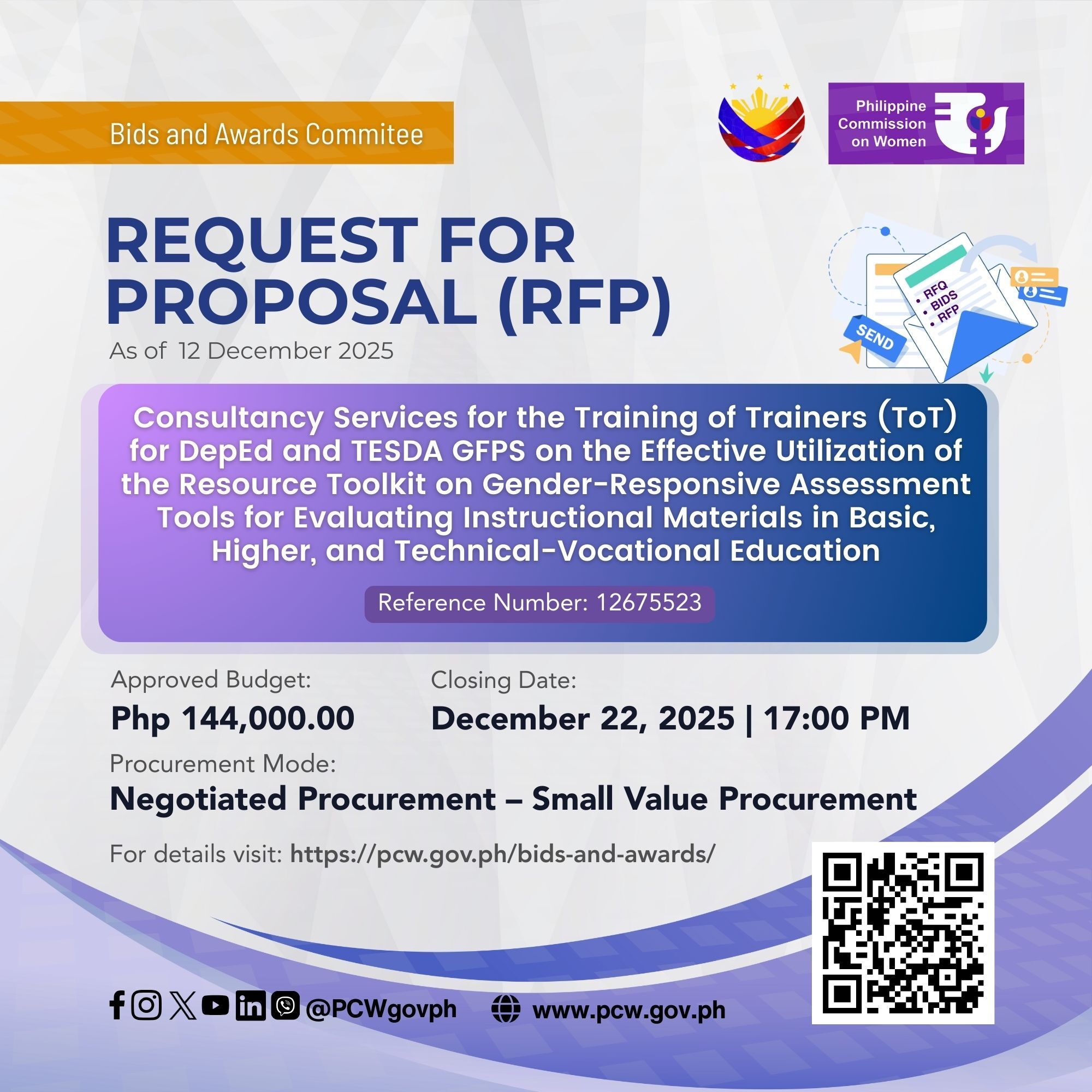 Philippine - 📢 Request For Quotation and Proposal| The Philippine ...