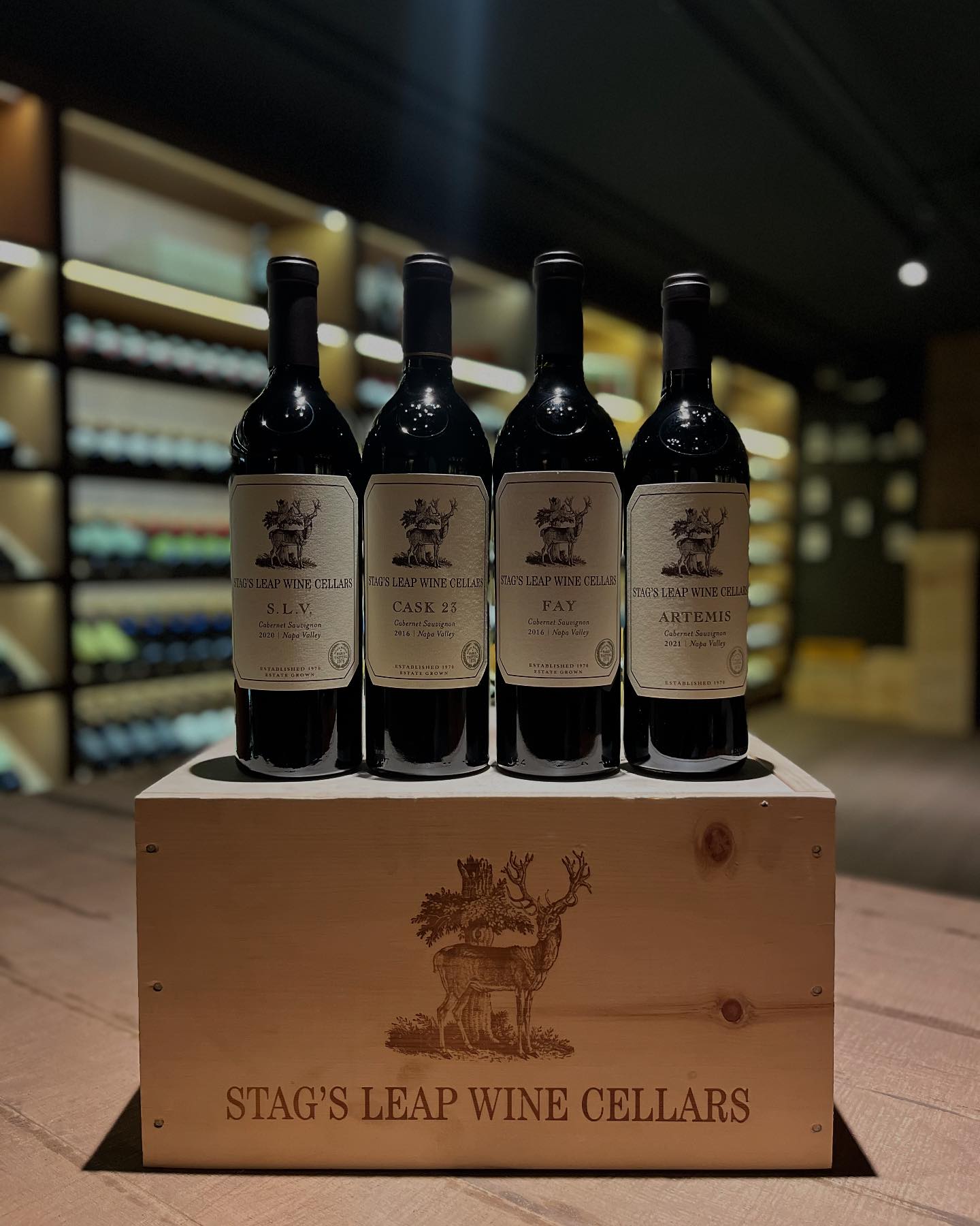 Tasting six top vintages of Stag