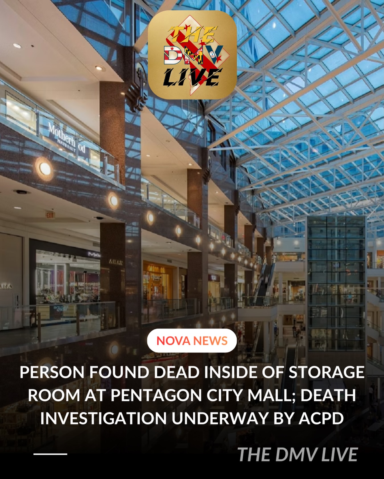 The DMV Live - A person has just been found dead inside of... | Facebook