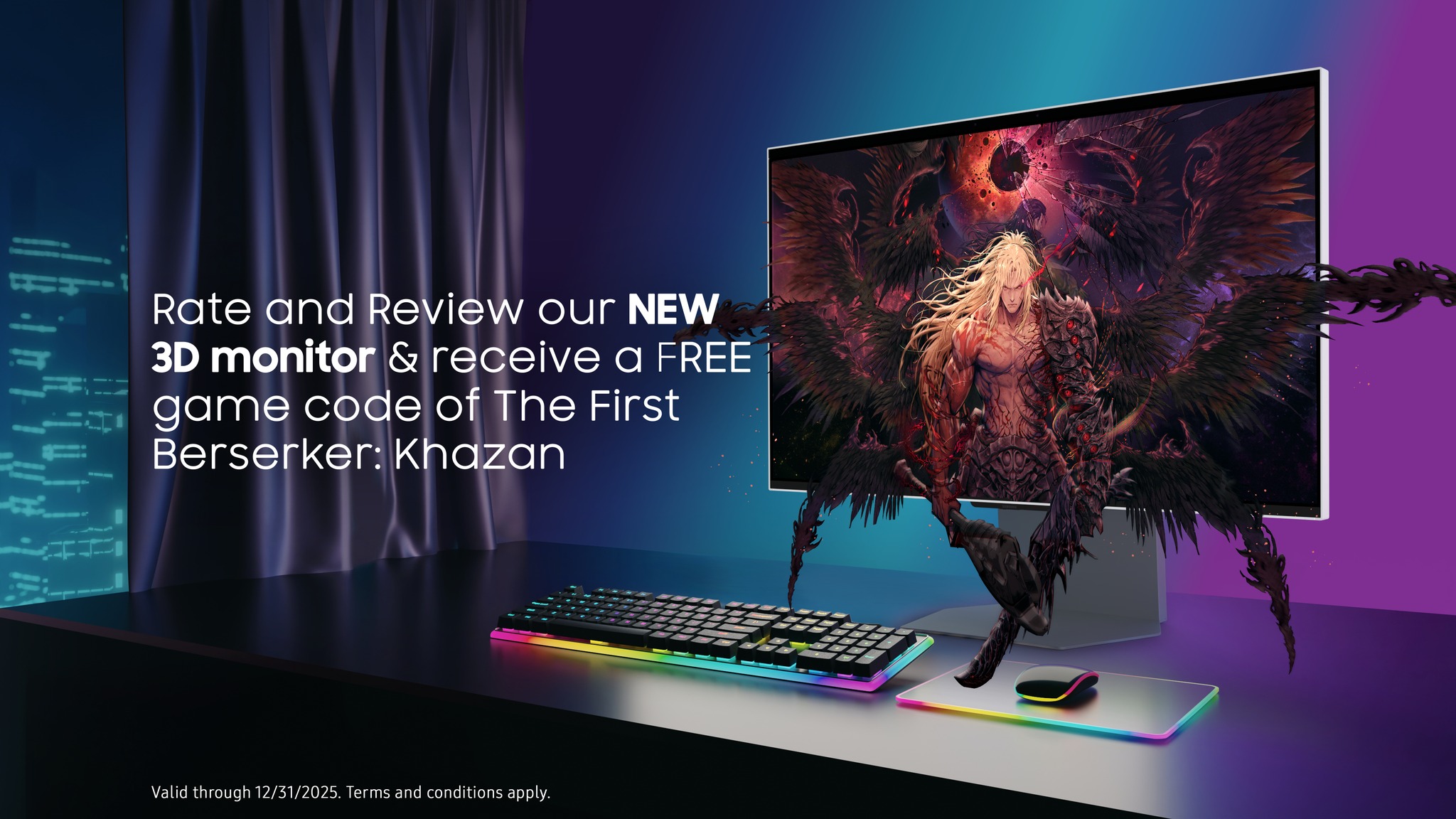 Enter the world of The First Berserker: Khazan and experience 3D