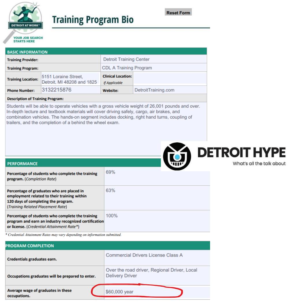Detroit - Free CDL Training w/ Detroit At Work‼️#cc DETAILS IN COMMENTS ...