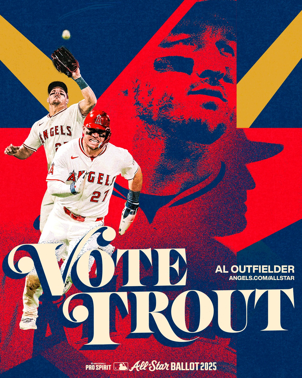 Mike Trout needs YOUR help! ⭐️ Trout is currently in 3rd place 