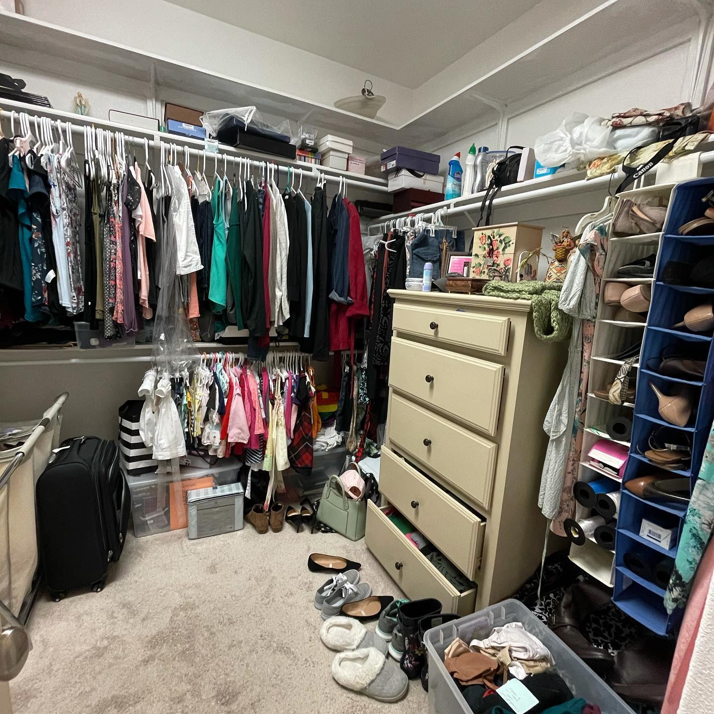 Today we tackled the master... - Organizing with Jen and Bren