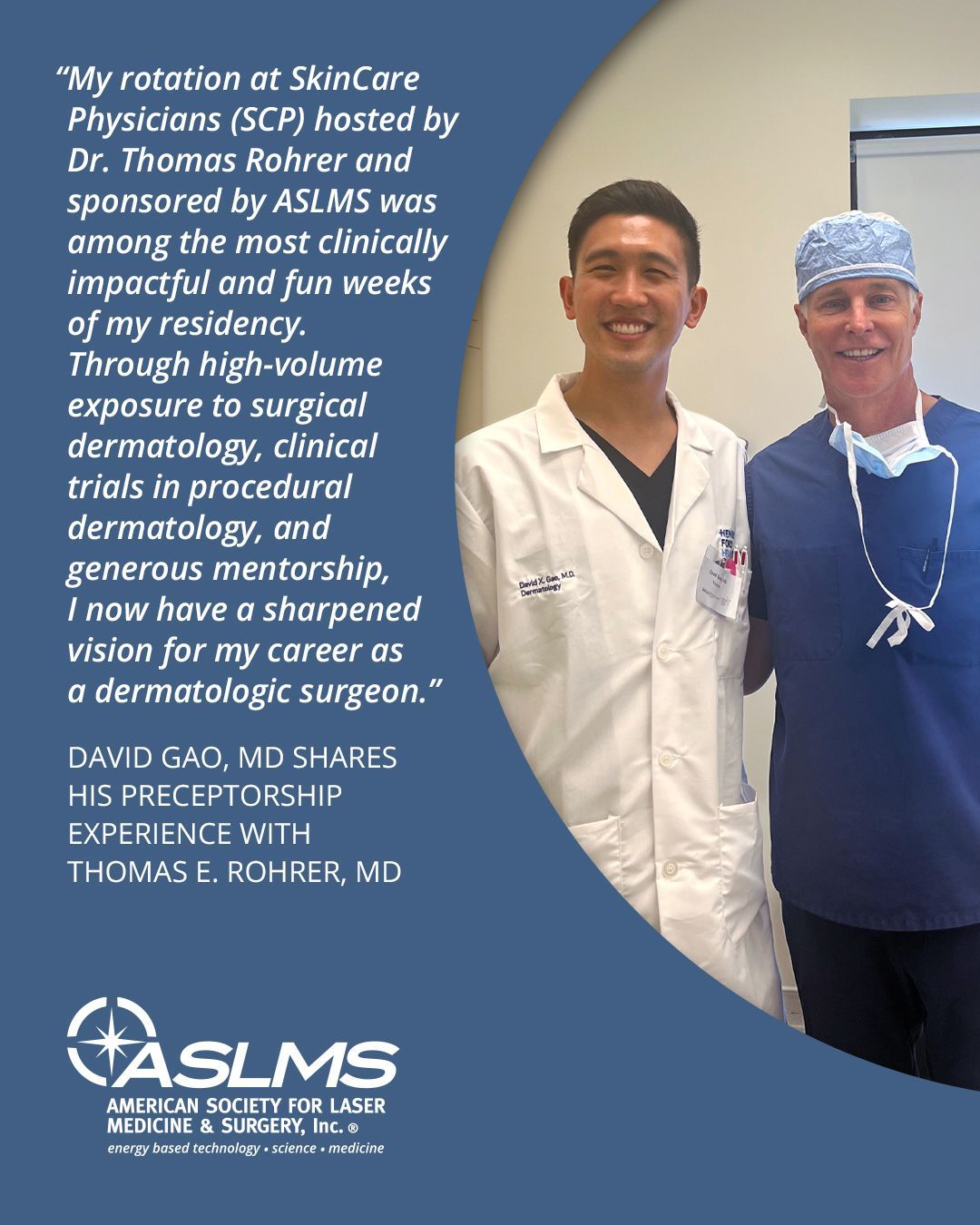 David Gao, MD shares his preceptorship experience with Thomas