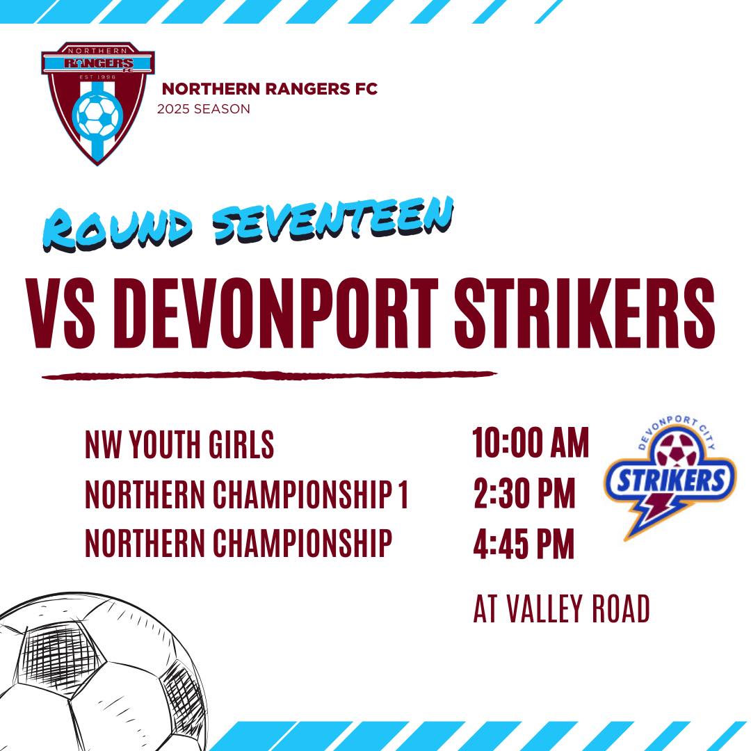 A big round of football this weekend... - Northern Rangers FC | Facebook