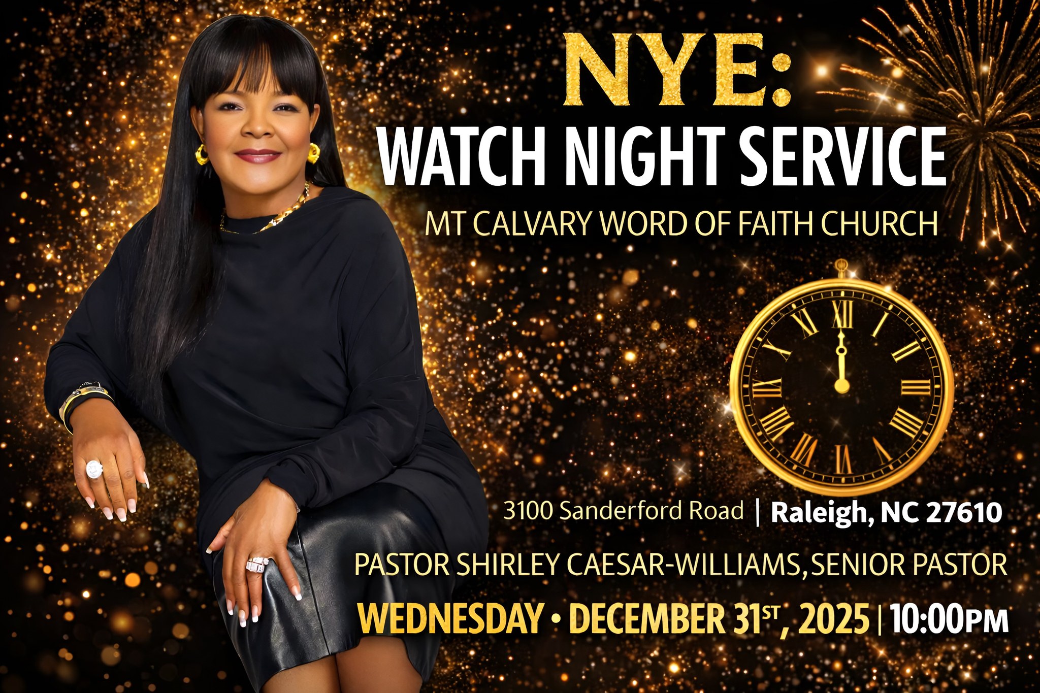 Mt. Calvary Word Of Faith Church - Raleigh - Shirley Caesar Outreach ...
