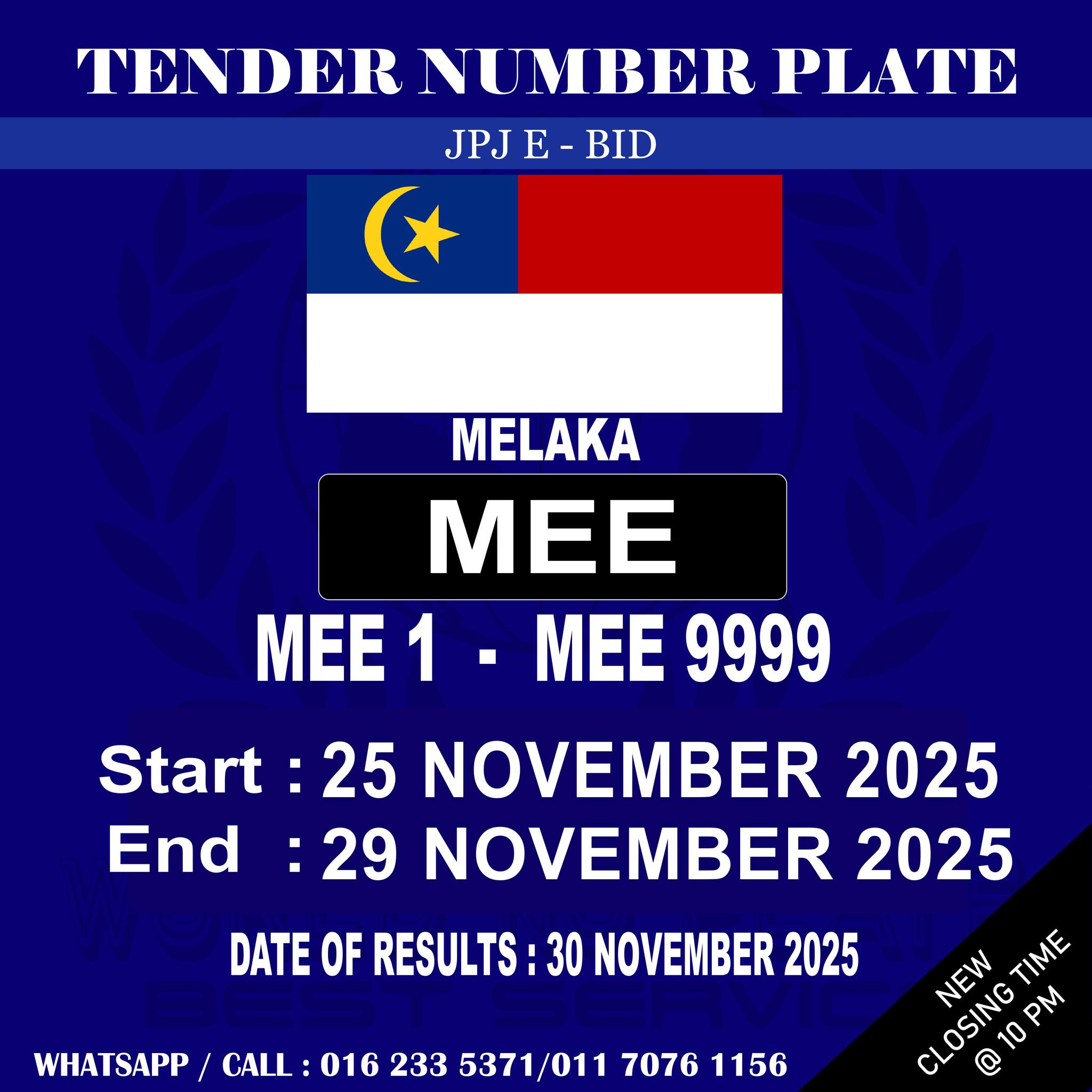 Tempahan... - Tempahan nombor plat dan tender number plate