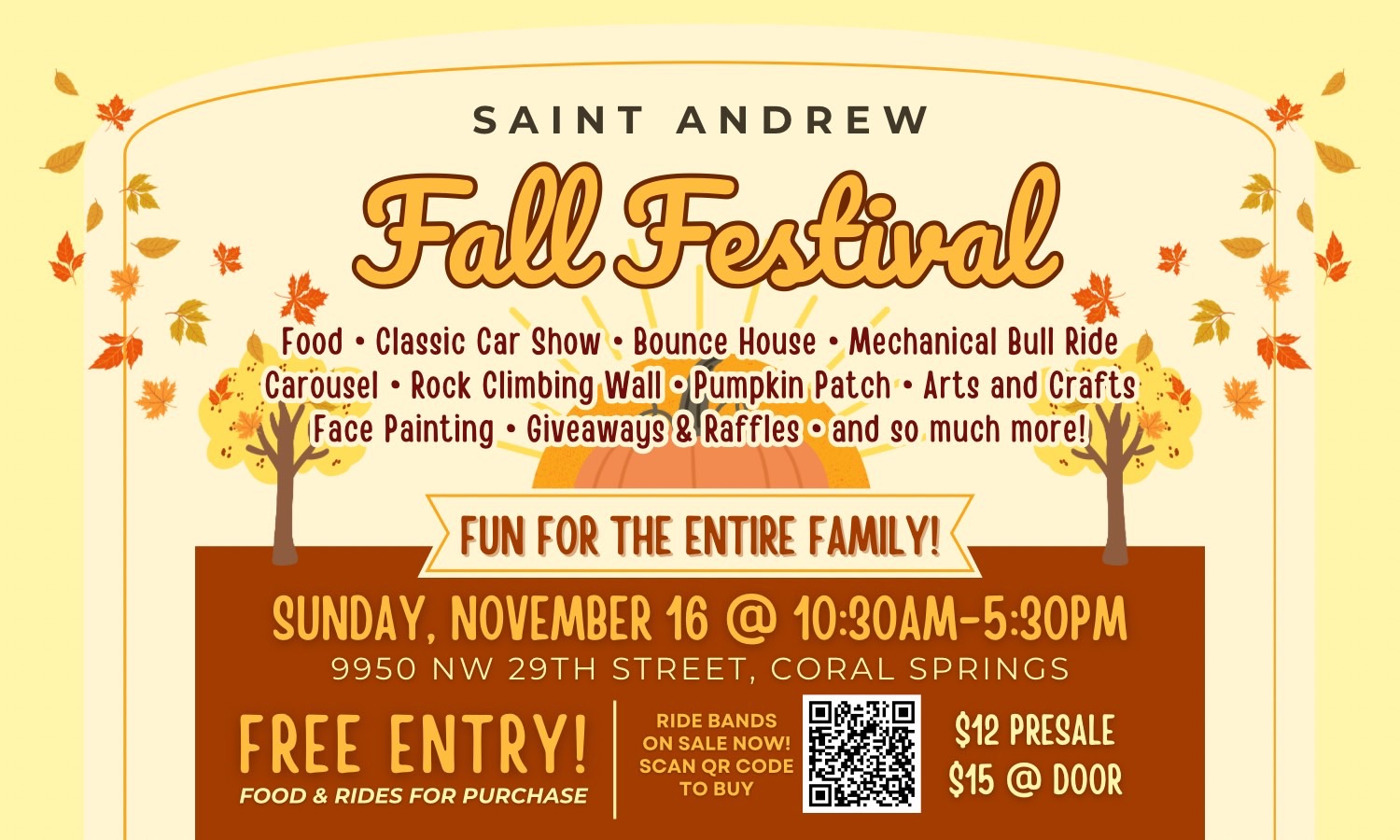 Saint Andrew Fall Festival.