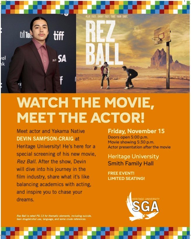 Meet actor and Yakama Native Devin... - Heritage University | Facebook