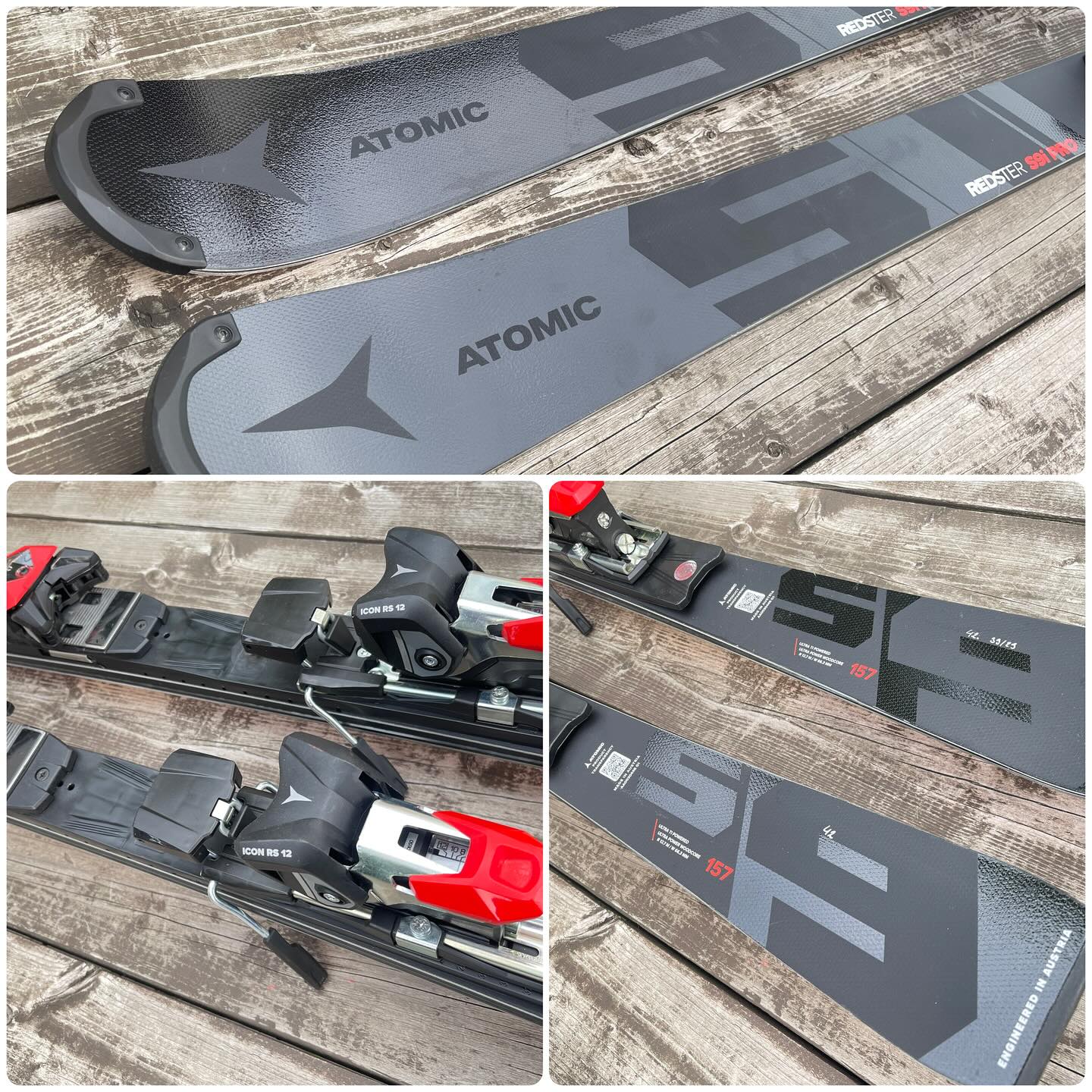中古スキー】 24/25 ATOMIC REDSTER S9i PRO 157cm+ICON12 RS 基礎 