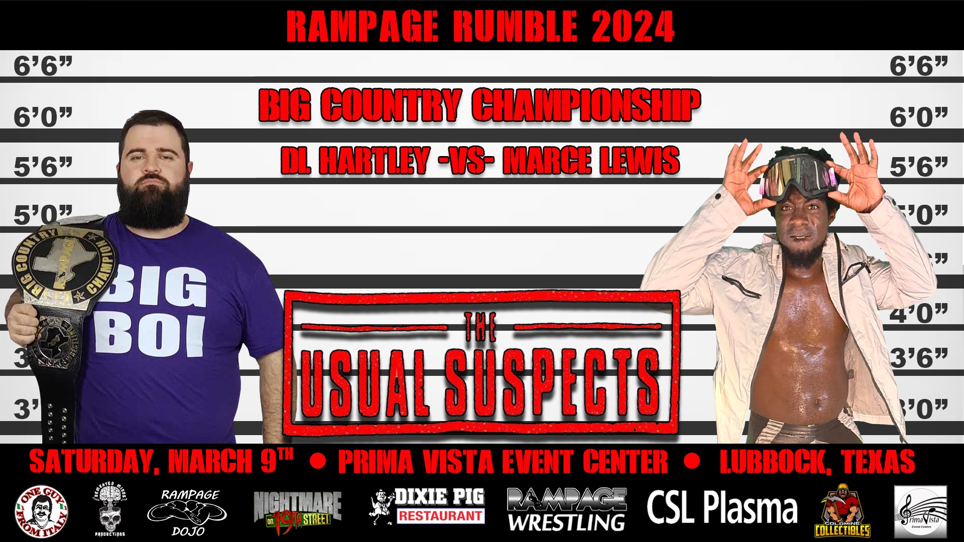 Next Saturday #BigCountryChampion DL... - Rampage Wrestling