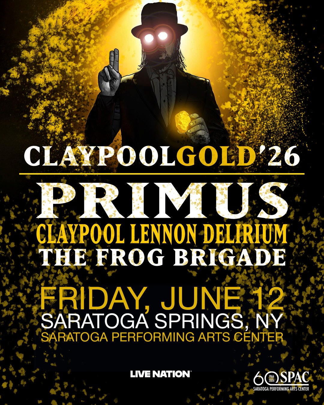 Claypool Gold on July 4. Let freedom ring and your freak flag fly