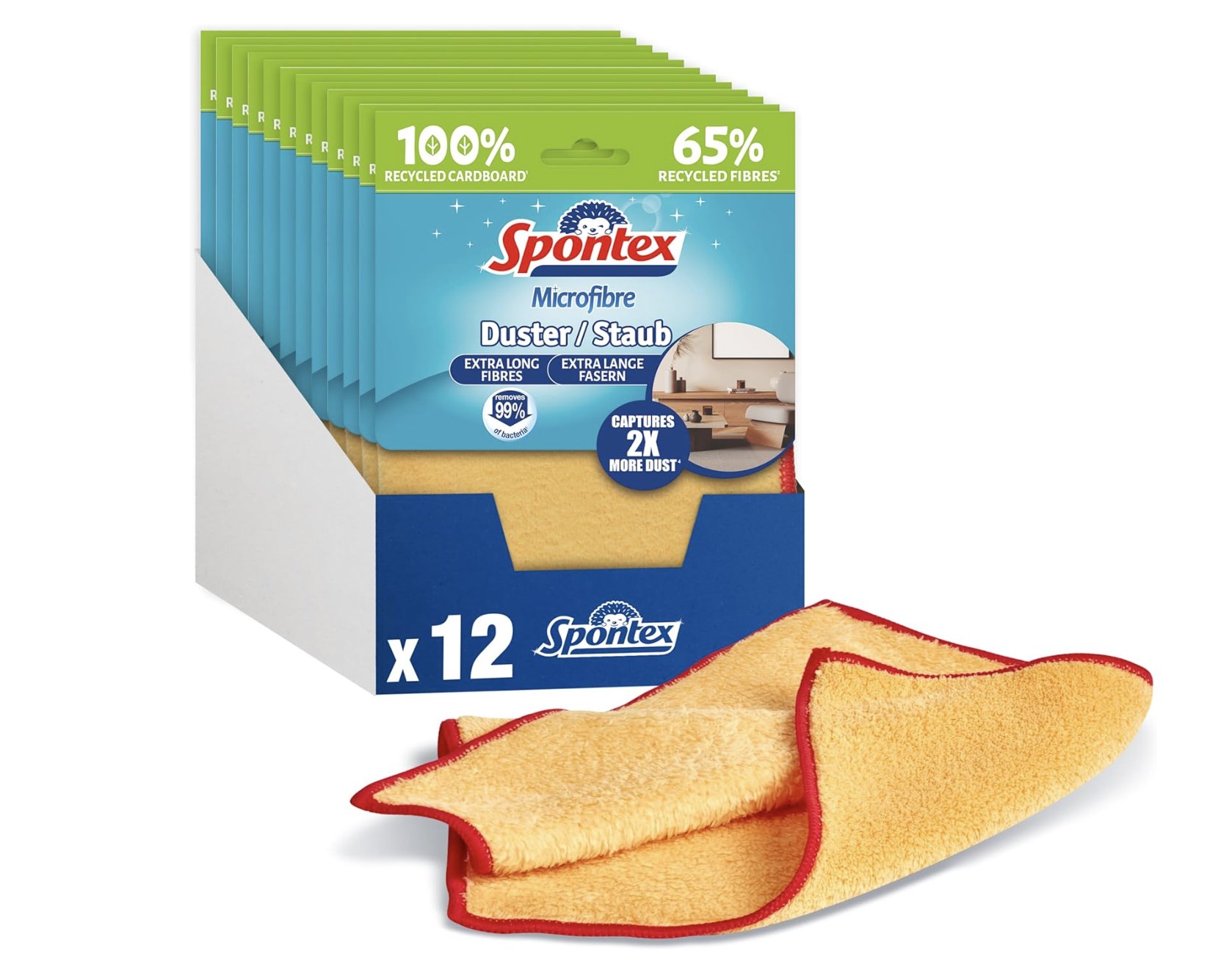 Mum - Set of 12 x Spontex Microfibre Dusters – down from £24 to £12.49 ...
