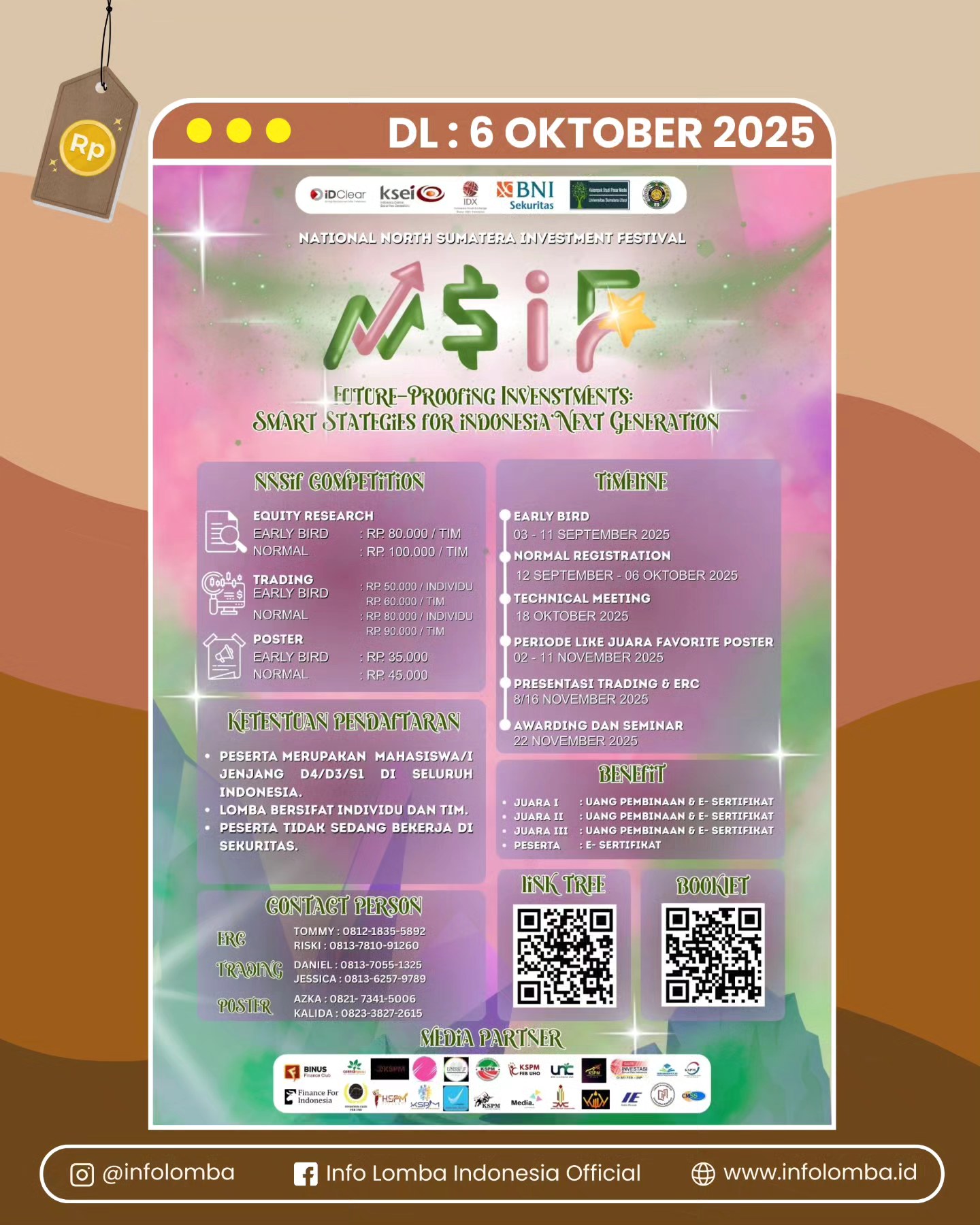 📢 National North Sumatera... - Info Lomba Indonesia Official | Facebook