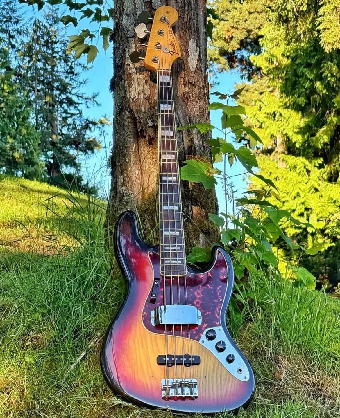 A 1975 Fender Jazz Bass in the wild. marx_bass_adventures