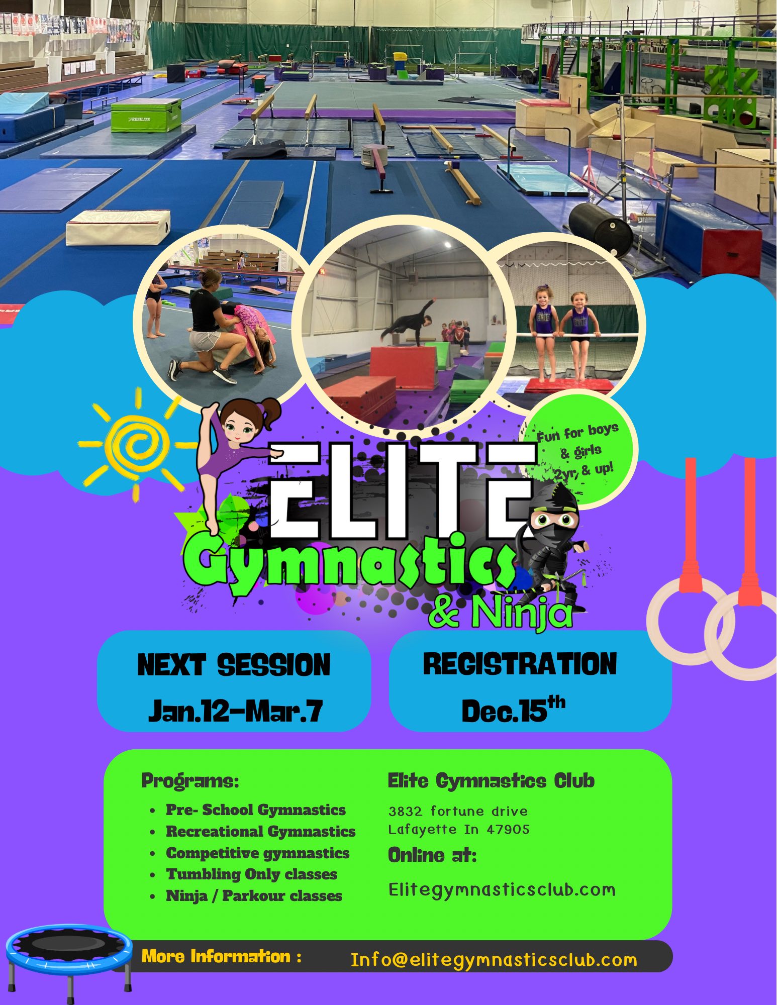 Elite Gymnastics Club added a new... - Elite Gymnastics Club