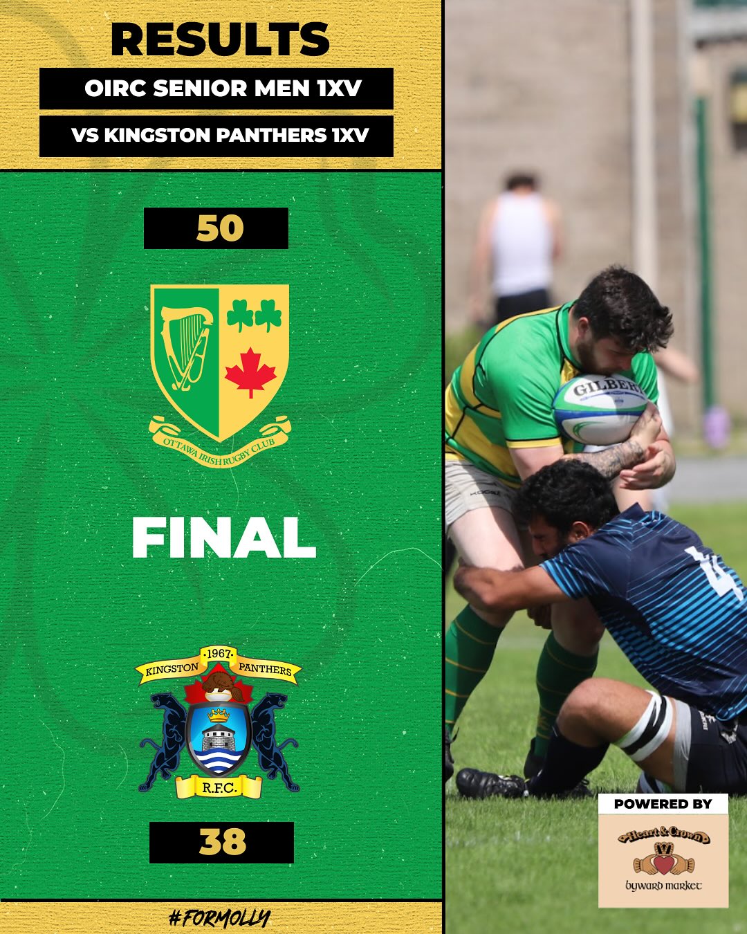 Ottawa Irish Rugby Club - No rugby this weekend for the holiday, but we ...