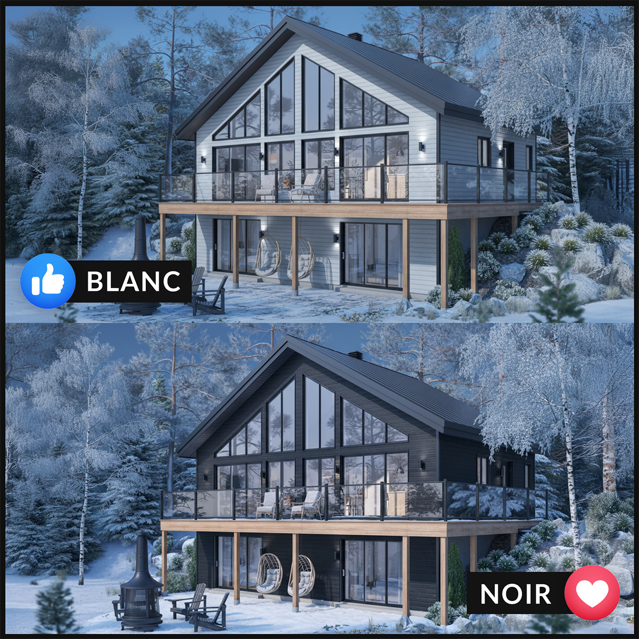 Maisons - ⚪⚫ UN TRIPLEX AU DESIGN MODERNE! ⚫⚪ Architecture droite ...