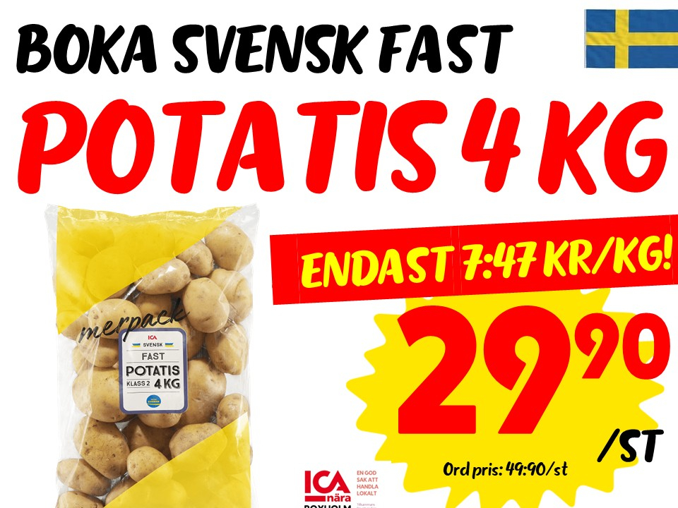 Bokningen avslutad ... - ICA Nära Boxholm | Facebook