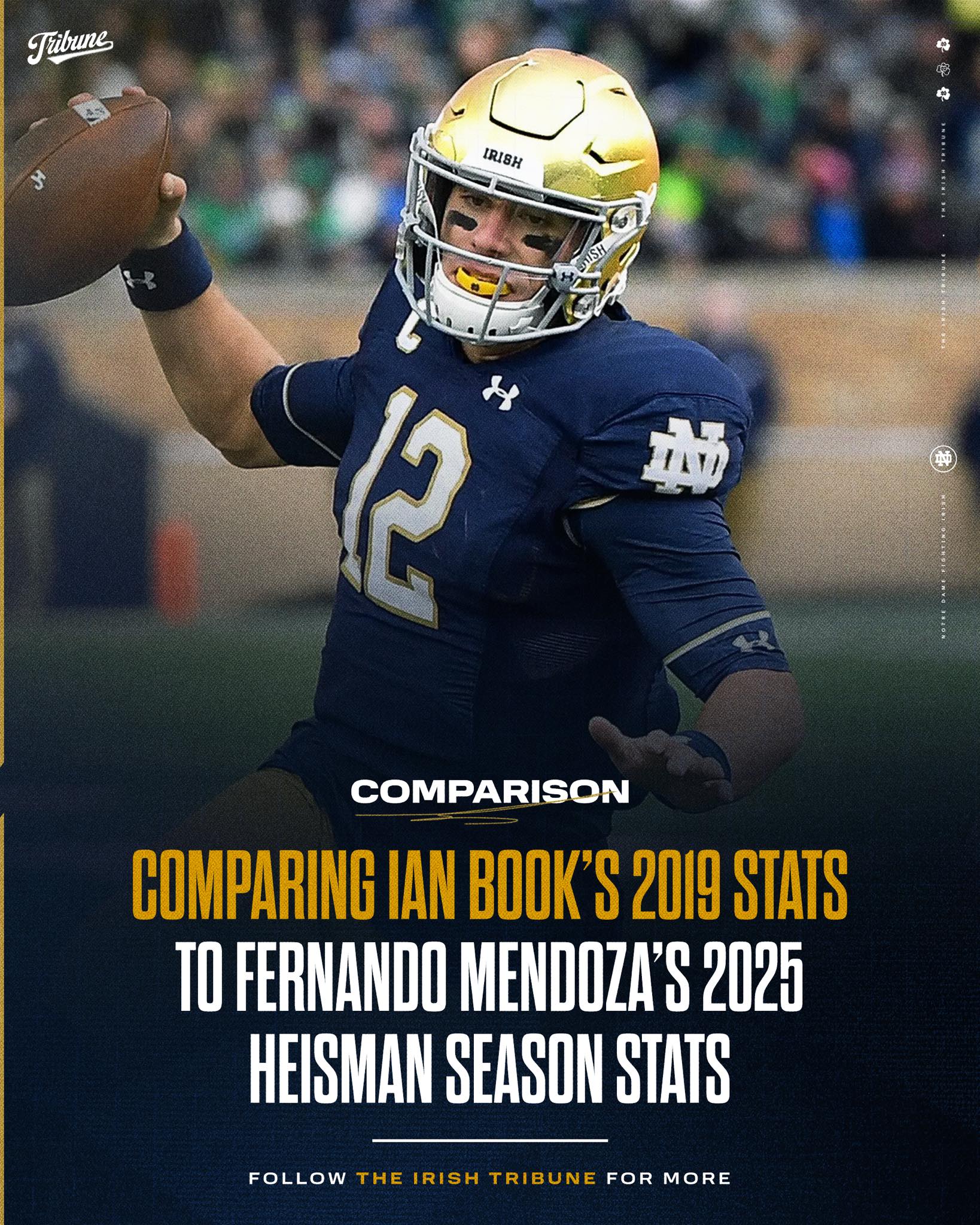 The Irish - With Fernando Mendoza being named the 2025 Heisman Trophy ...