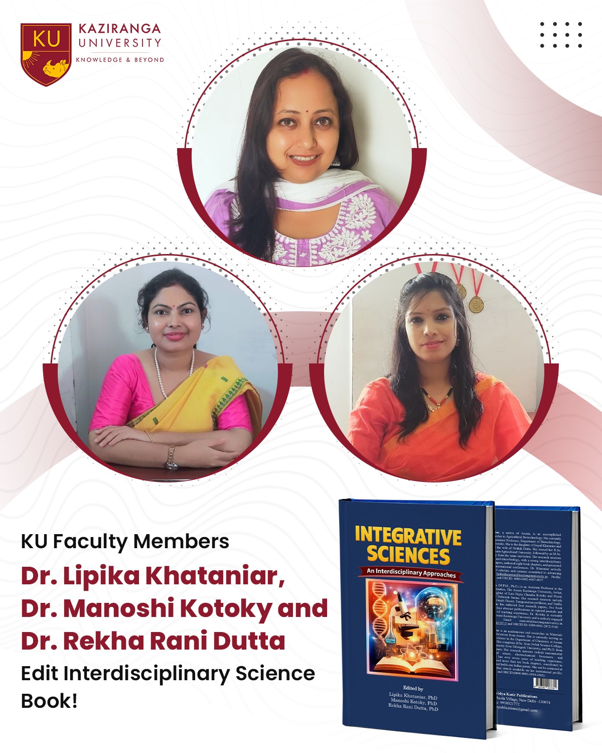 Kaziranga - The edited book “Integrative Sciences: An Interdisciplinary ...