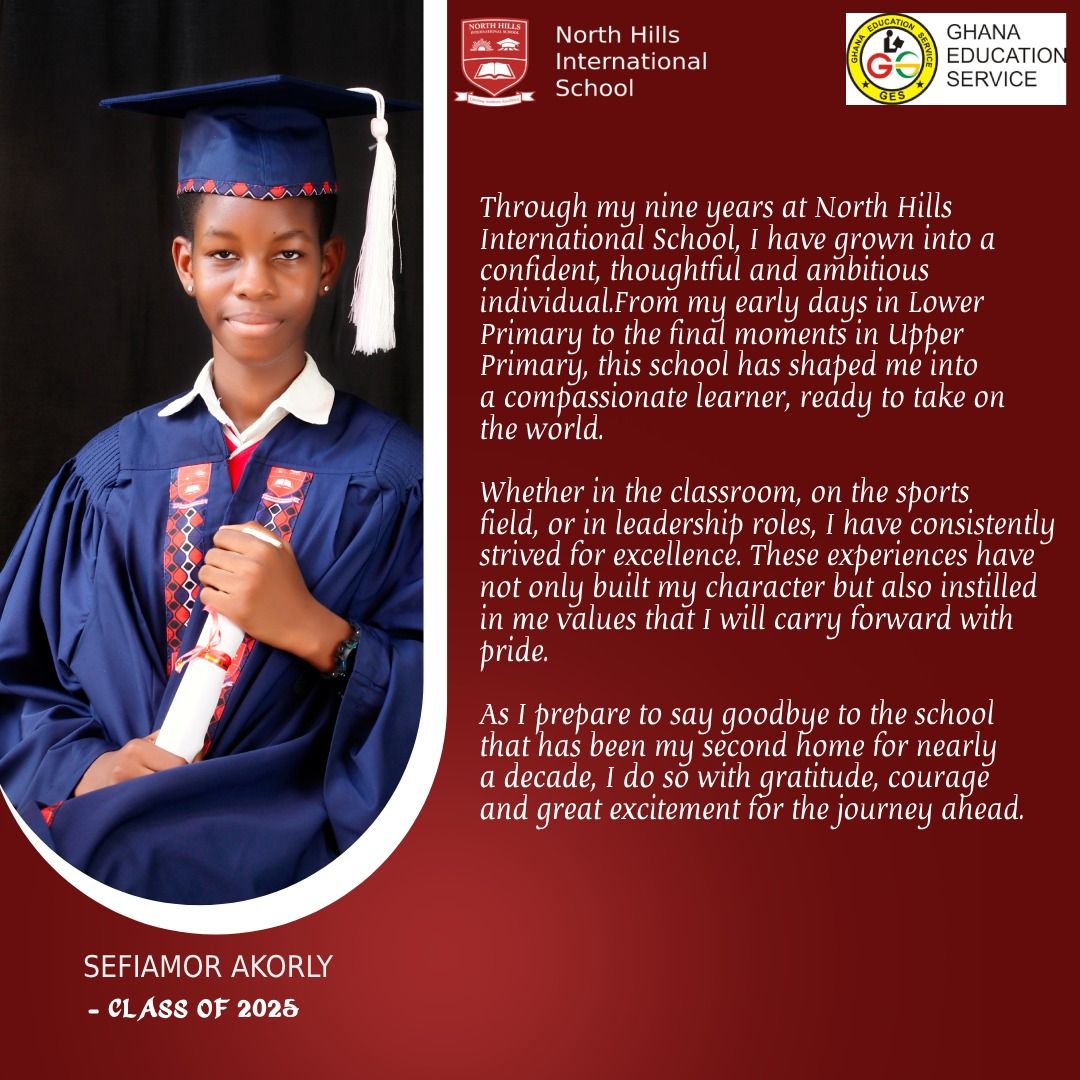 North - 🎉Celebrating the Class of 2025🎉 #NIS_2025 #YEAR9 #GES #BECE # ...