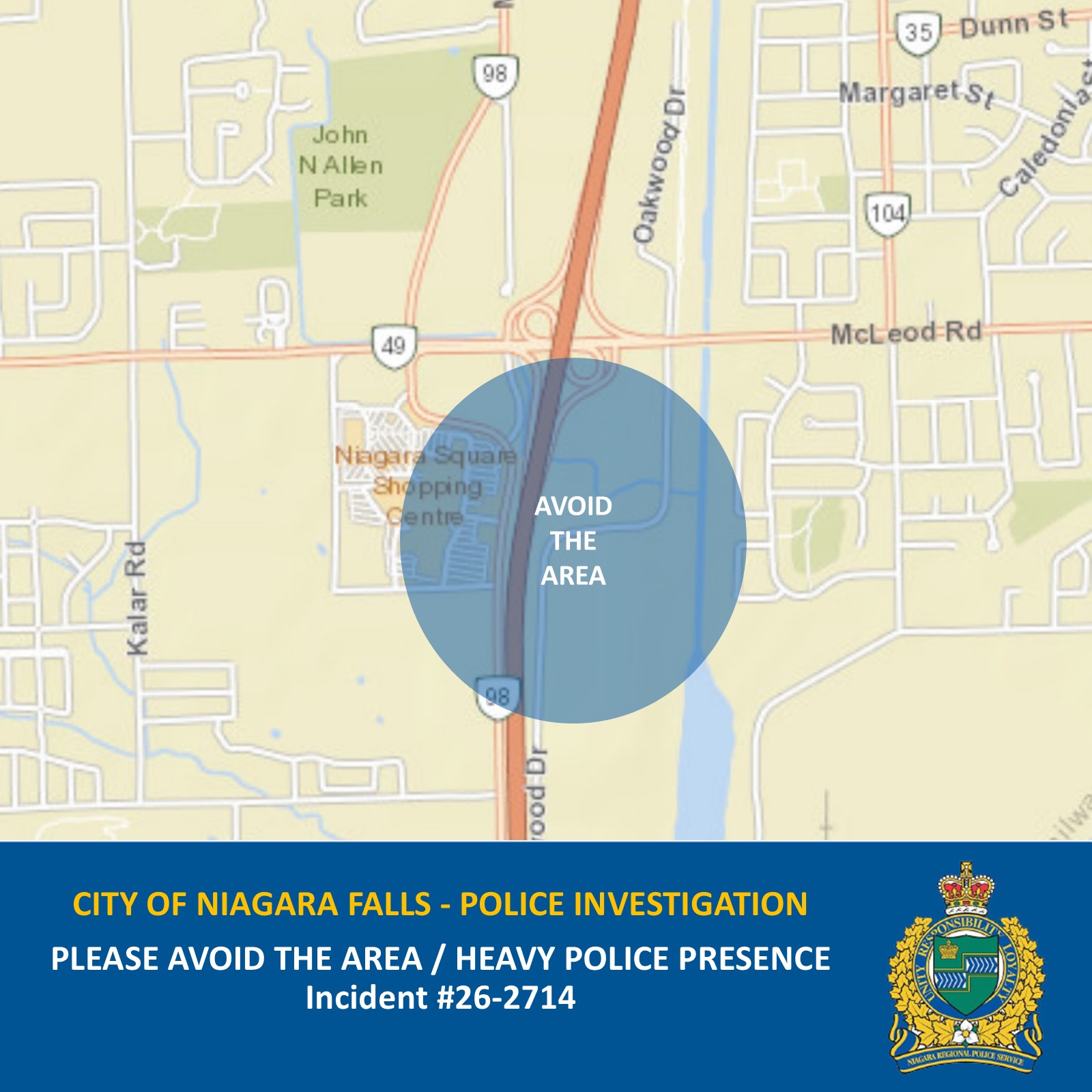 Niagara Regional Police... - Niagara Regional Police Service