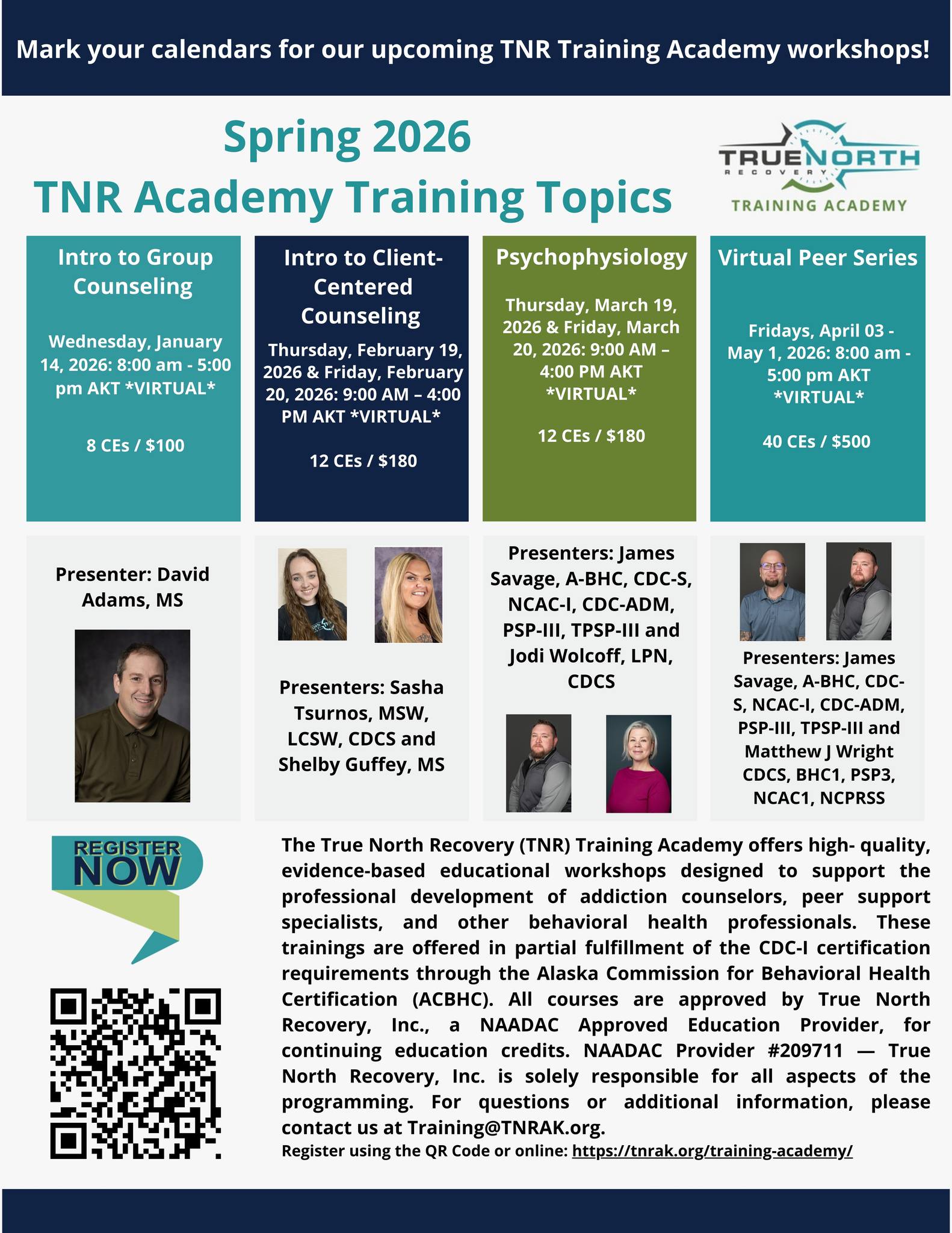 True - True North Recovery is proud to announce the 2026 spring line up ...