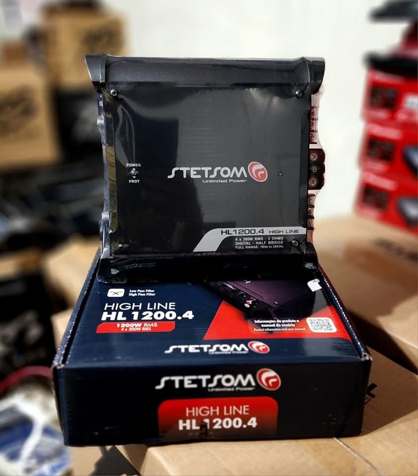 Módulo Amplificador Stetsom Hl1200.4 1200w Rms 2ohms 4canais